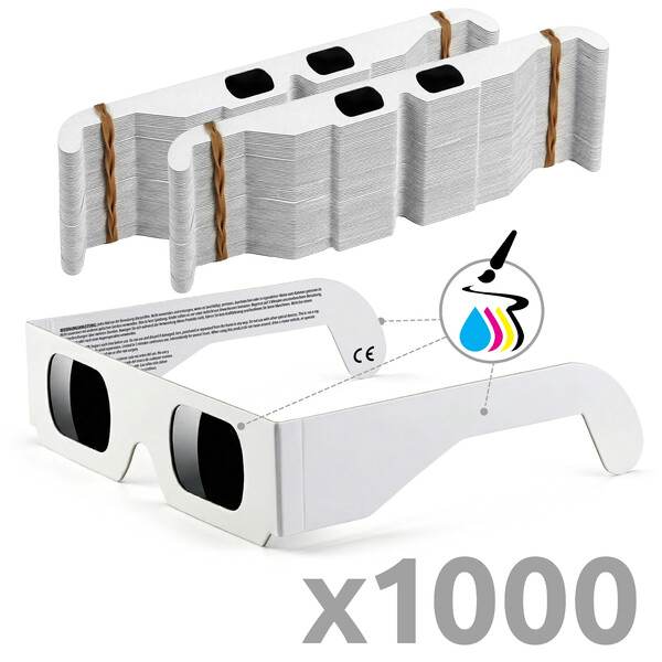 Omegon Okulary do obserwacji zaćmienia Słońca OEM Solar Safe 1000 szt.