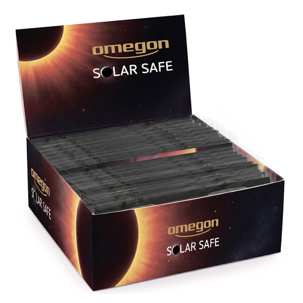 Omegon Okulary do obserwacji zaćmienia Słońca Sofi Solar Safe w opakowaniu zawierającym 50 sztuk