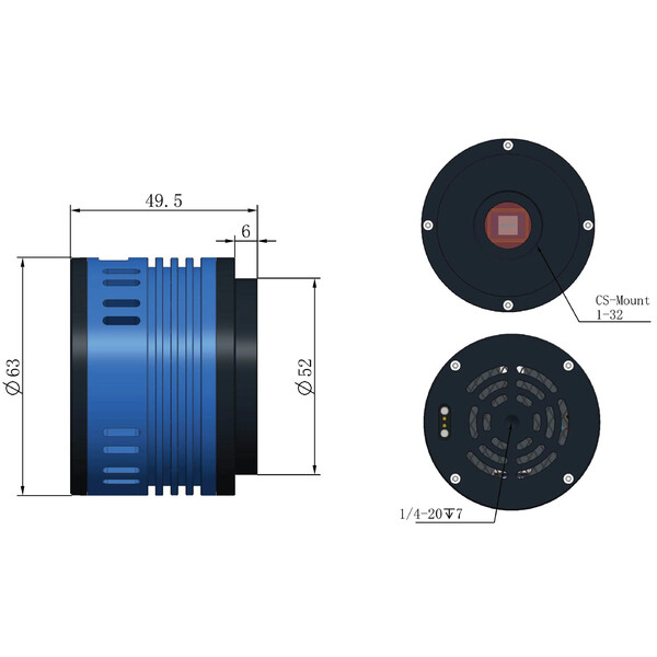ToupTek Aparat fotograficzny AE676C