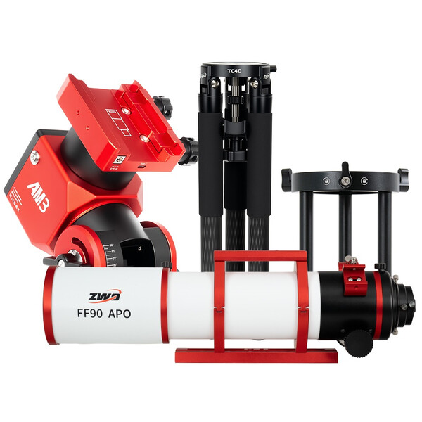 ZWO Refraktor apochromatyczny AP 90/609 FF90 AM3N+PE160+TC40