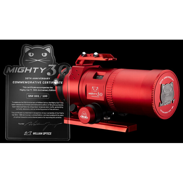 William Optics Refraktor apochromatyczny AP 71/230 Mighty-Cat 71 WIFD 30th Anniversary Limited Edition