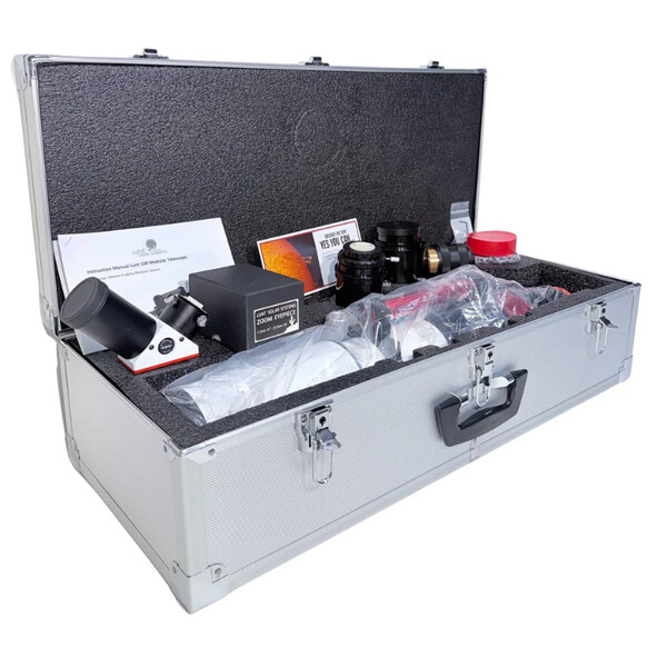 Lunt Solar Systems Teleskop do obserwacji słońca ST 100/700 LS100MT Ha / B1800 PT DS Premium PLUS Kit