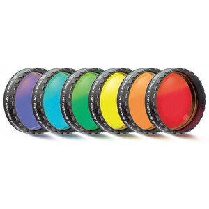Baader Filtry Zestaw filtrów 1,25" - 6 kolorów (precyzyjnie polerowane dla równoległych powierzchni)