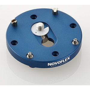 Novoflex Płytka szybkiego mocowania Q=PLATE okrągła z zabezpieczeniem obrotu