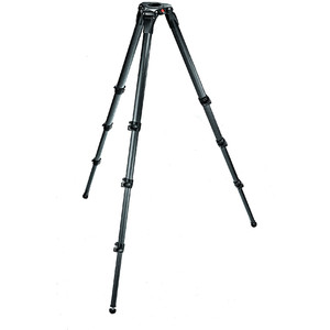 Manfrotto Statyw 536 MPRO-Video z półkulą poziomującą 75/100 mm, monotuba, 3-stopniowa regulacja wysuwu