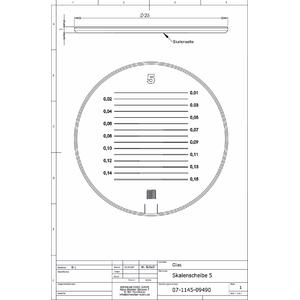 Schweizer Lupa Skala 5 do lup stojących Tech-Line