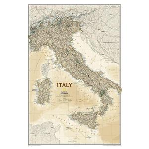 National Geographic Mapa antyczny Włochy