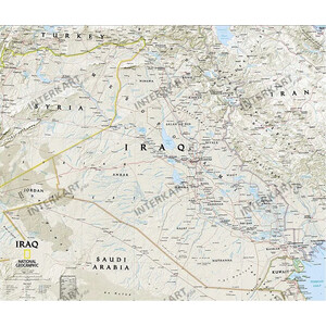 National Geographic Mapa Irak