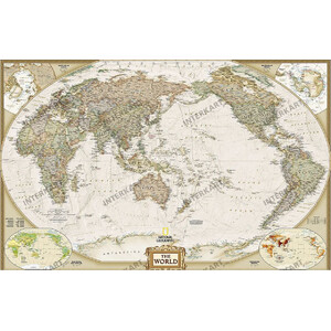 National Geographic Mapa świata antyczny (185x122)
