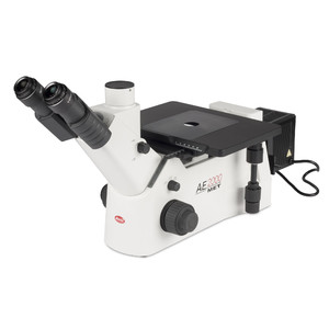 Motic Mikroskop odwrócony AE2000 MET, trino, 50x-500x, LM, Darkfield, 100W