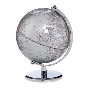 emform Globus Gagarin, kolor srebrny 13cm