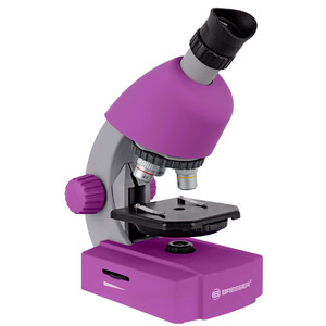 Bresser Junior Mikroskop JUNIOR 40x-640x, fioletowy