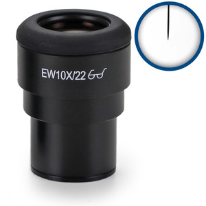 Euromex Okular pomiarowy IS.6210-P, WF 10x/22, pointer, Ø 30 mm (iScope)