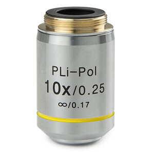Euromex Obiektyw IS.7910-T, 10x/0.25, PLPOLi , plan, infinity, strain-free (iScope)