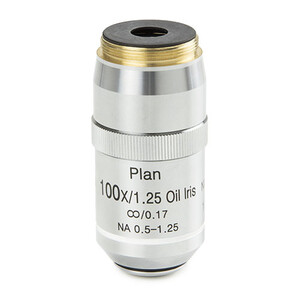 Euromex Obiektyw DX.7200-I, 100x/1,25, wd 0,2 mm, plan infinity, iris diaphragm,  oil, S (DelphiX)