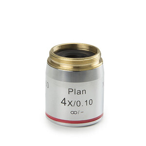 Euromex Obiektyw DX.7204, 4x/0,10 Pli, plan, infinity, w.d. 30 mm (Delphi-X)