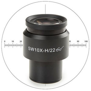 Euromex Okular pomiarowy 10x/22 mm, mikrometr, krzyż nitek, śr. 30 mm, DX.6210-CM (Delphi-X)