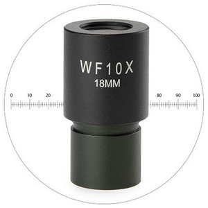 Euromex Okular pomiarowy WF 10x/18 mm mikrometr, MB.6010-M (MicroBlue)