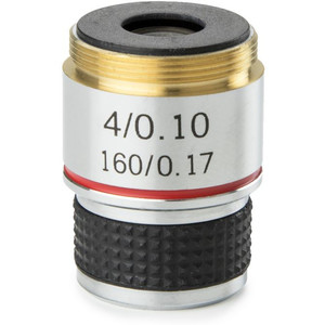 Euromex Obiektyw 4x/0.10 achro, parafokalny 35 mm, MB.7004 (MicroBlue)