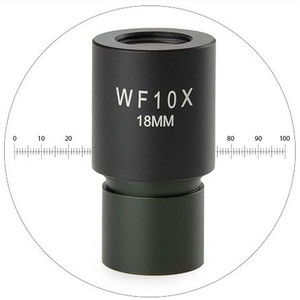 Euromex HWF 10x/18mm, podziałka mikrometryczna, EC.6010-M (EcoBlue)