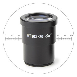 Euromex Okular pomiarowy HWF 10x/20 mm eyepiece with micrometer , SB.6010-M (StereoBlue)