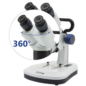 Optika Stereomikroskopem SFX-51, bino, 20x, 40x, ramię stałe, głowica obrotowa