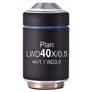 Motic Obiektyw LWD PL, CCIS, plan, achro, 40x/0.5, w.d.3.0mm (AE2000)