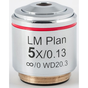 Motic Obiektyw LM PL, CCIS, LM, plan, achro, 5x/0.13, w.d. 20.3mm (AE2000 MET)