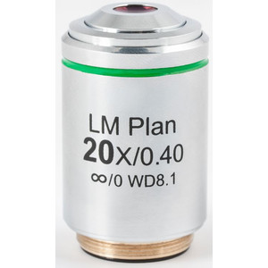 Motic Obiektyw LM PL, CCIS, LM, plan, achro, 20x/0.4, w.d 8.1mm (AE2000 MET)