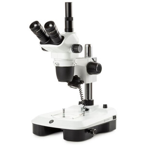 Euromex Mikroskop stereoskopowy zoom NZ.1903-M, 6.7-45x, Säule, Auf-u. Durchlicht, trino, Spiegel f. Dunkelfeld, Embryologie
