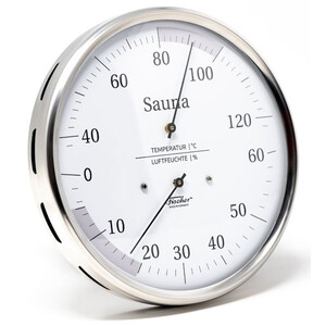 Fischer Stacja meteo Sauna-Thermohygrometer 130 mm