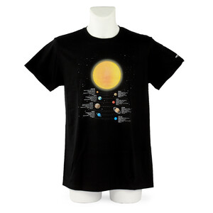 Omegon Koszulka T-shirt z motywem planet, rozmiar M