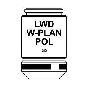 Optika Obiektyw IOS LWD W-PLAN POL objective 10x/0.25, M-1137