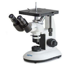 Kern Mikroskop odwrócony OLF 162,  invers, MET, bino, DIN planchrom,100x-400x, Auflicht, LED, 3W