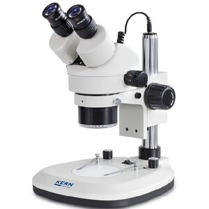 Kern Mikroskop stereoskopowy zoom OZL 465, bino, Ringl, Greenough, 0,7-4,5x, HWF10x20, 3W LED