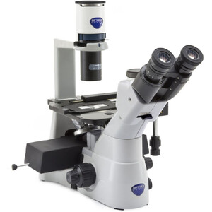 Optika Mikroskop odwrócony IM-3LD4, trino, IOS U-PLAN F, LED-FLUO, LWD, 400x, 4 empty filter slots