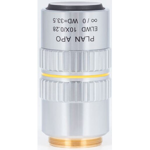 Motic Plan apochromat. obiektyw PA ELWD 10X/0,280 (szer. 33,5 mm) Korekcja parfokalności