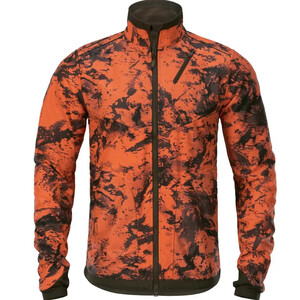 Härkila Kurtka polarowa Wildboar Pro Reversible, Willow green/AXIS MSP Wildboar pomarańczowy, rozmiar XXL