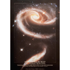 AstroMedia Plakaty Galaktyka Róża Arp 273