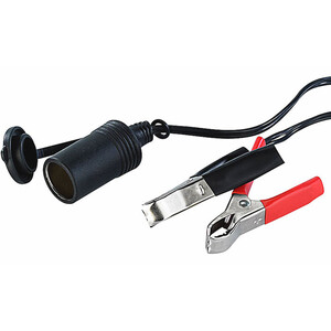 TS Optics Kabel Przewody zasilające wtyczka instalacji elektrycznej pojazdu/zaciski krokodylkowe 12V 8A