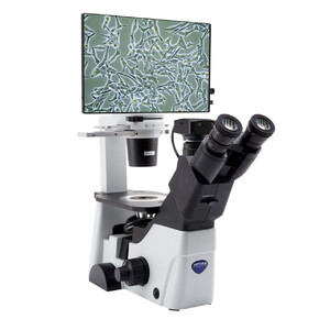 Optika Mikroskop IM-300D, cyfrowy, PH, 100-400x, IOS LWD W-PLAN PH, N.A. 0,3, X-LED, 6 MP, 15,6" 4K