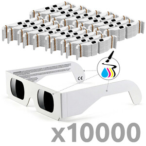 Omegon Okulary do obserwacji zaćmienia Słońca OEM Solar Safe 10 000 szt.