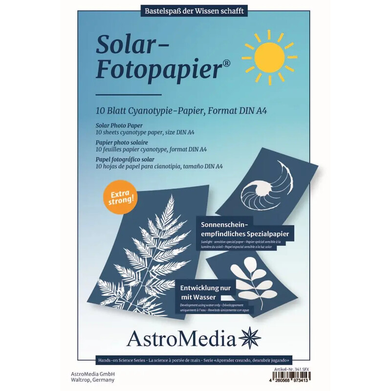 AstroMedia Zestaw – papier fotograficzny Solar, format DIN A4, 10 sztuk