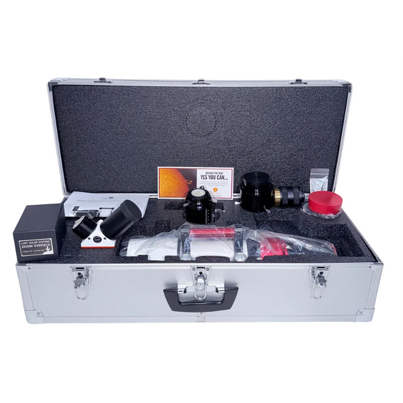 Lunt Solar Systems Teleskop do obserwacji słońca ST 80/560 LS80MT Ha B1800 PT DS Premium Kit