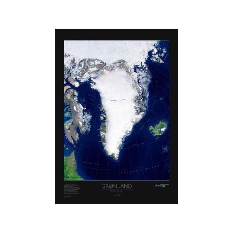 albedo 39 Mapa Grenlandia