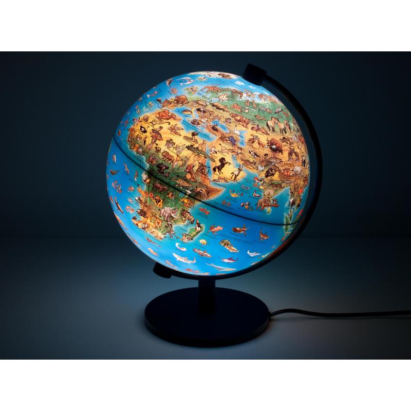 Stellanova Globusy dla dzieci DinoZ Kinder-Leuchtglobus 8828910, Tiermotive