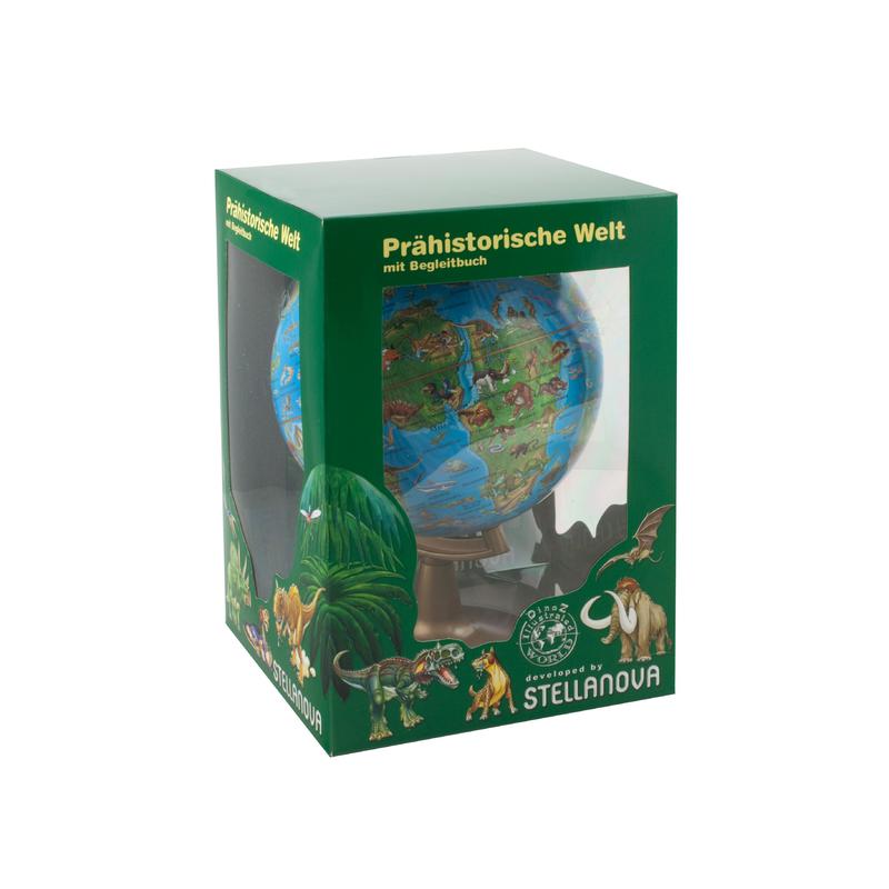 Stellanova Globusy dla dzieci DinoZ Kinderglobus prähistorische Welt 15cm