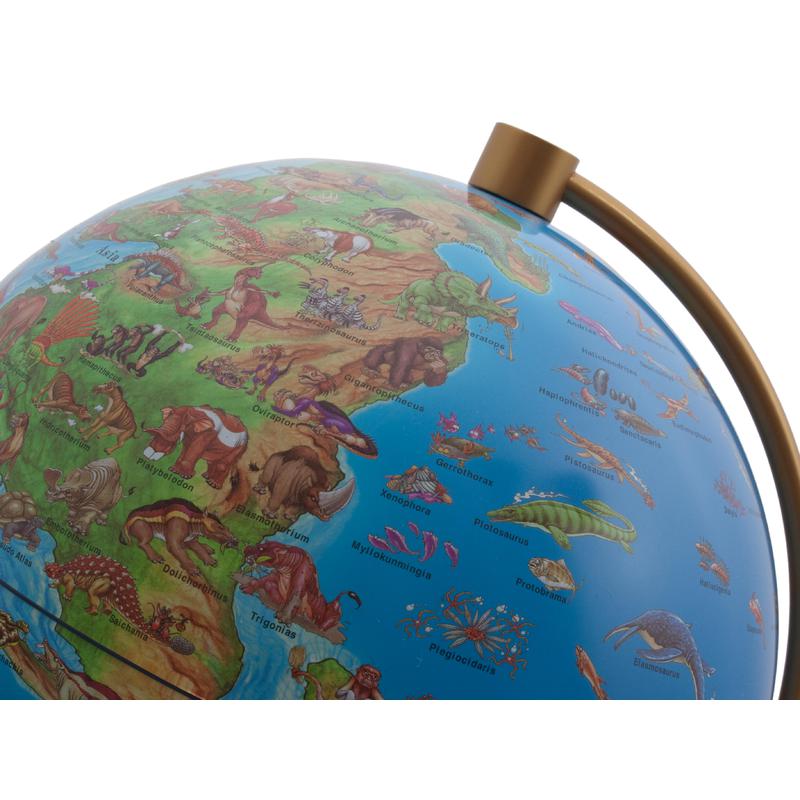 Stellanova Globusy dla dzieci DinoZ Kinder-Leuchtglobus prähistorische Welt 28cm