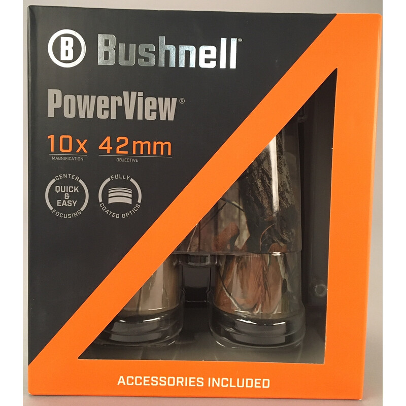 Bushnell Lornetka PowerView 10x42, Realtree kolor maskujący