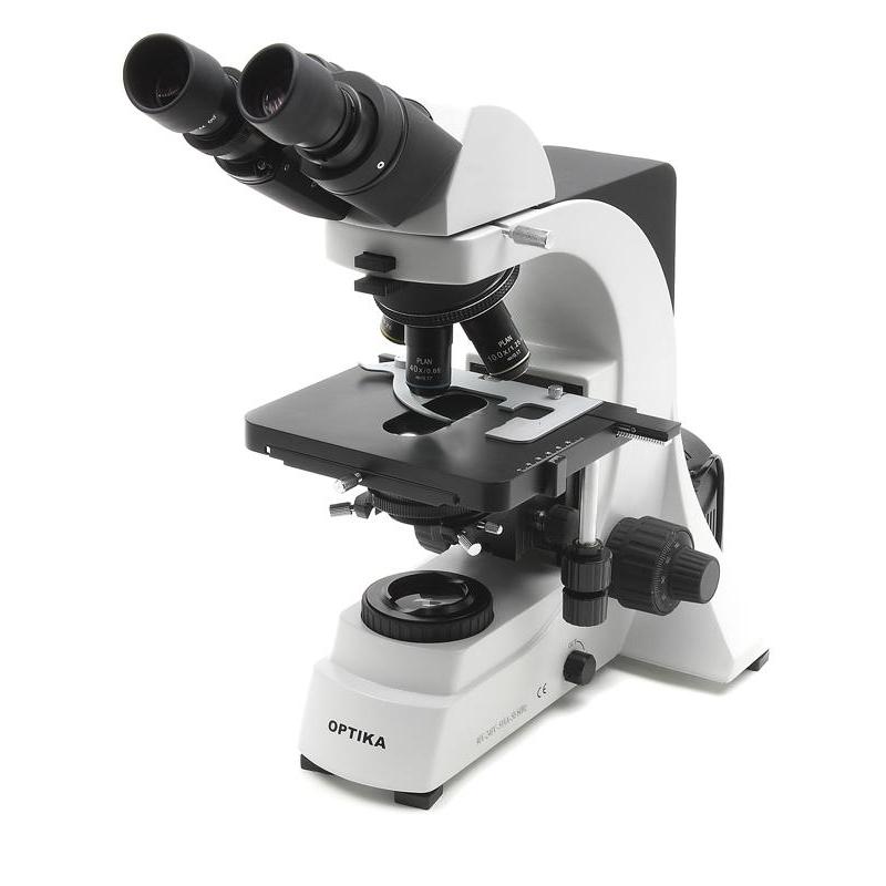 Optika Mikroskop B-600Bi binokular, 40 - 1000x, planachromatyczne obiektywy IOS